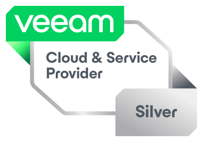 Logo von VEEAM Partner von SAC GmbH in grünen dünnen Buchstaben
