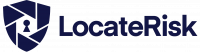 sac_partnerlogo_locaterisk Logo von LocaterRisk Partner von SAC GmbH, ein Schild mit einem Schloss in der Mitte in dunkelblauer Farbe