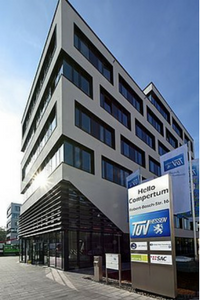 Standort-Darmstadt-200×300 Außenaufnahme des Bürogebäude der SAC GmbH in Darmstadt im Hello Compertum
