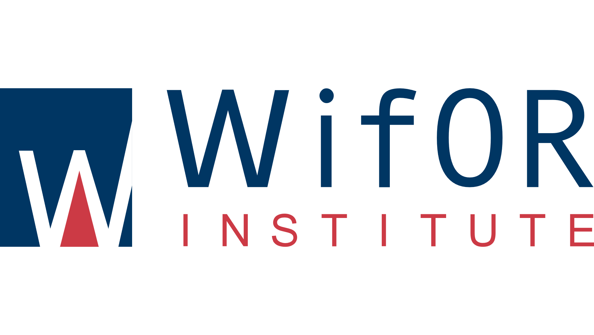 Auf dem WifOR-Logo ist WifOR in blauen Grußbuchstaben und unten drunter Institute in roten Großbuchstaben geschrieben.