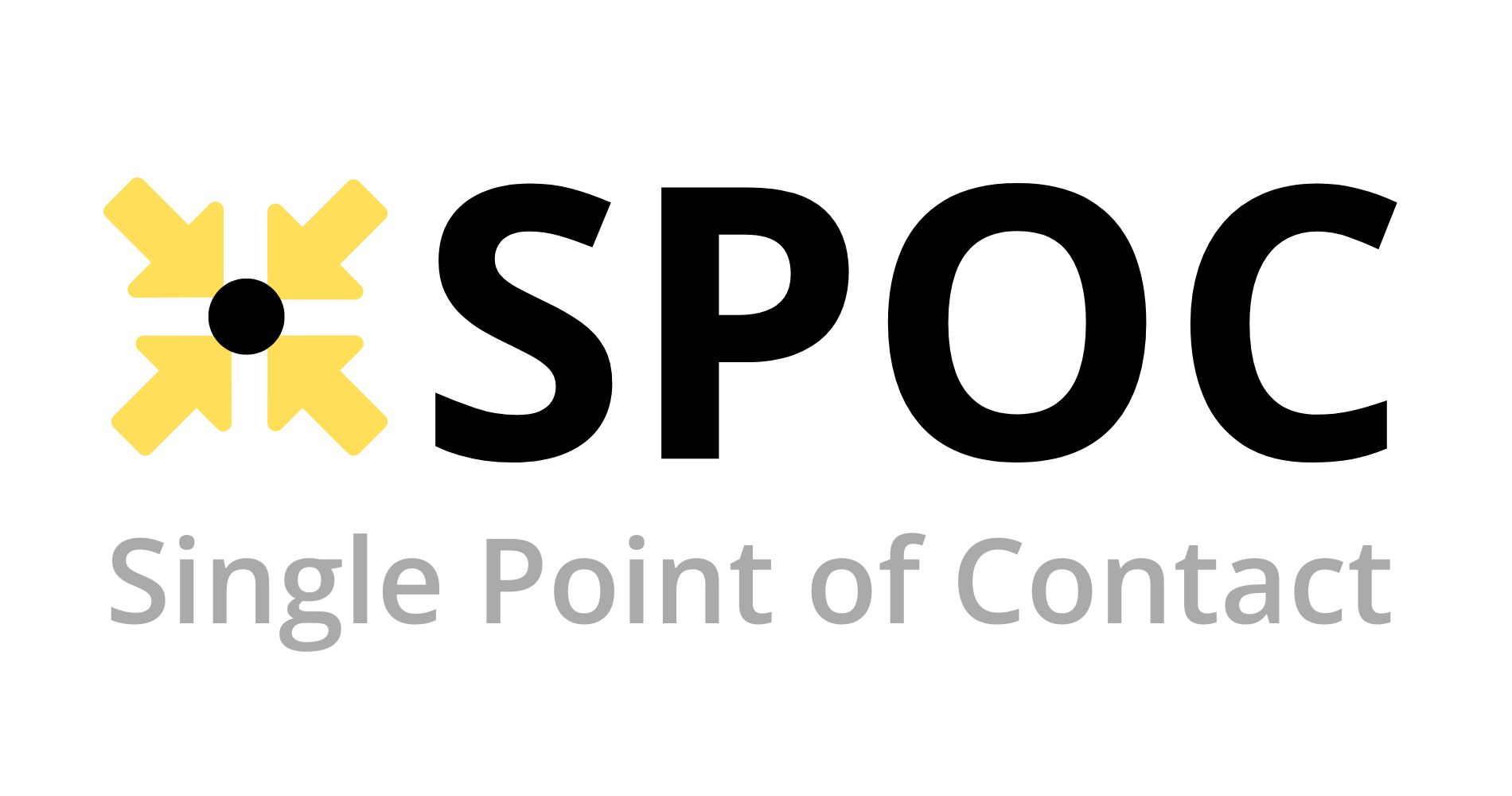 sac_sticker_spoc Der Banner zeigt die Abkürzung SPOC, ausgeschrieben Single Point of Contact. Damit zeigt SAC, dass sie in der Zusammenarbeit mit Kunden Single Point of Contact befolgen.